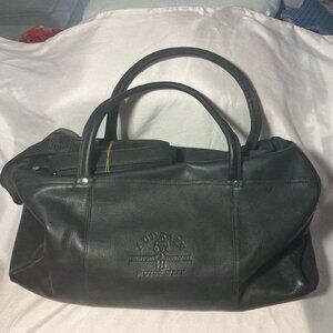 Audrain's Motor Week RI Concours Entrant's Leather Bag Men Women Black New 2025